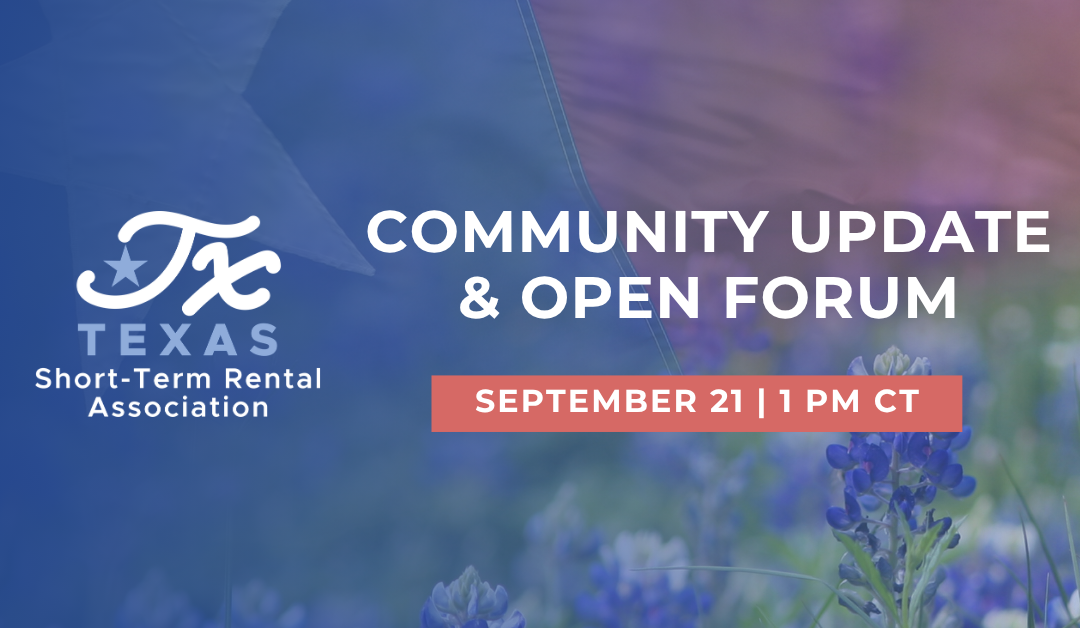TXSTRA September Community Update: Advocacy, Regulation and What’s Ahead