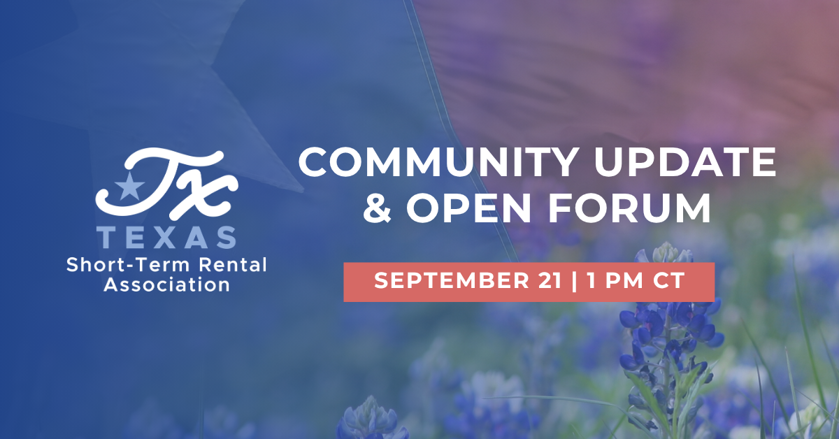TXSTRA Virtual Meeting - Community Update and Forum on September 21, 2026