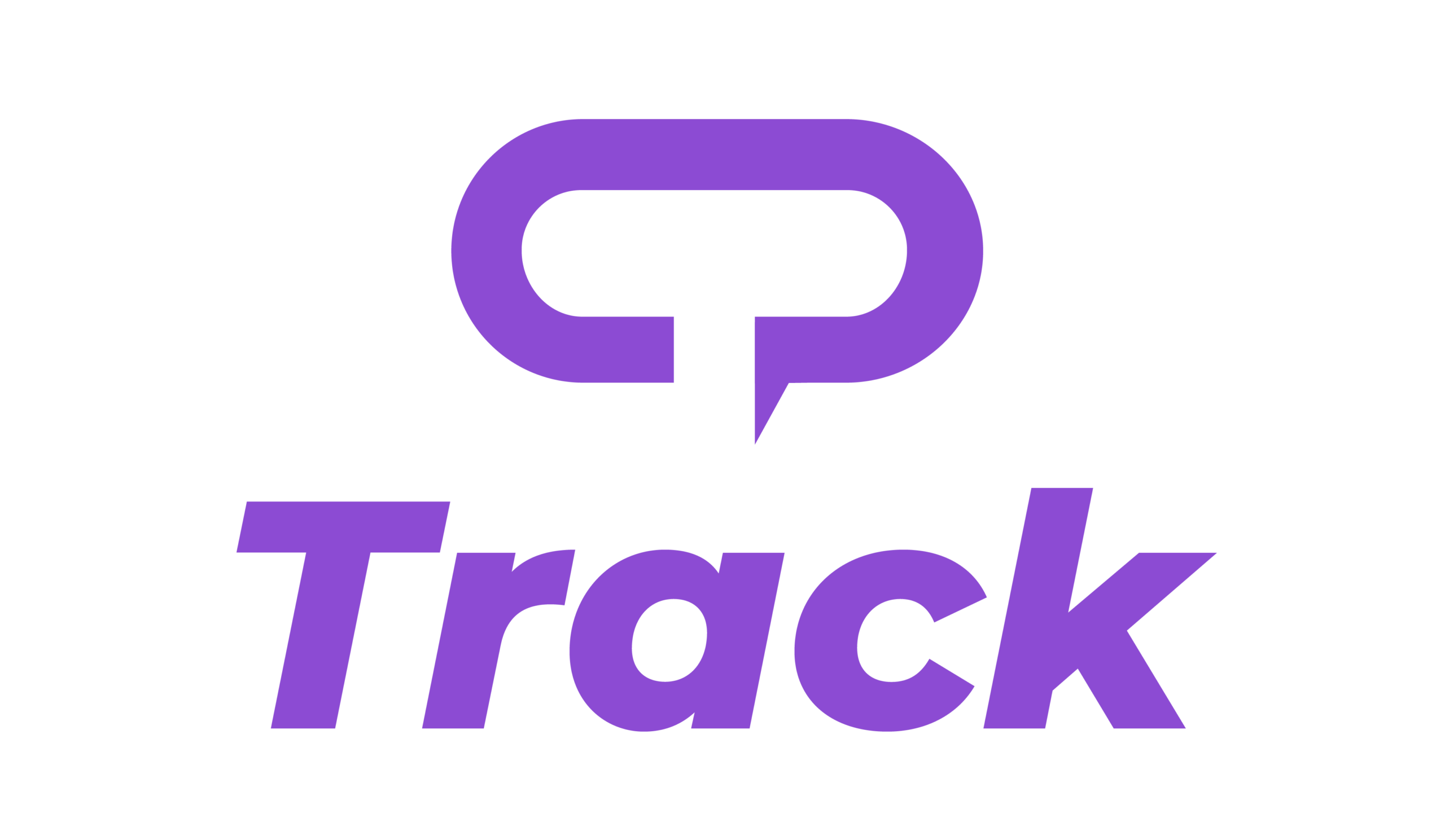 Track Logo 26 - Stacked - Neon Purple
